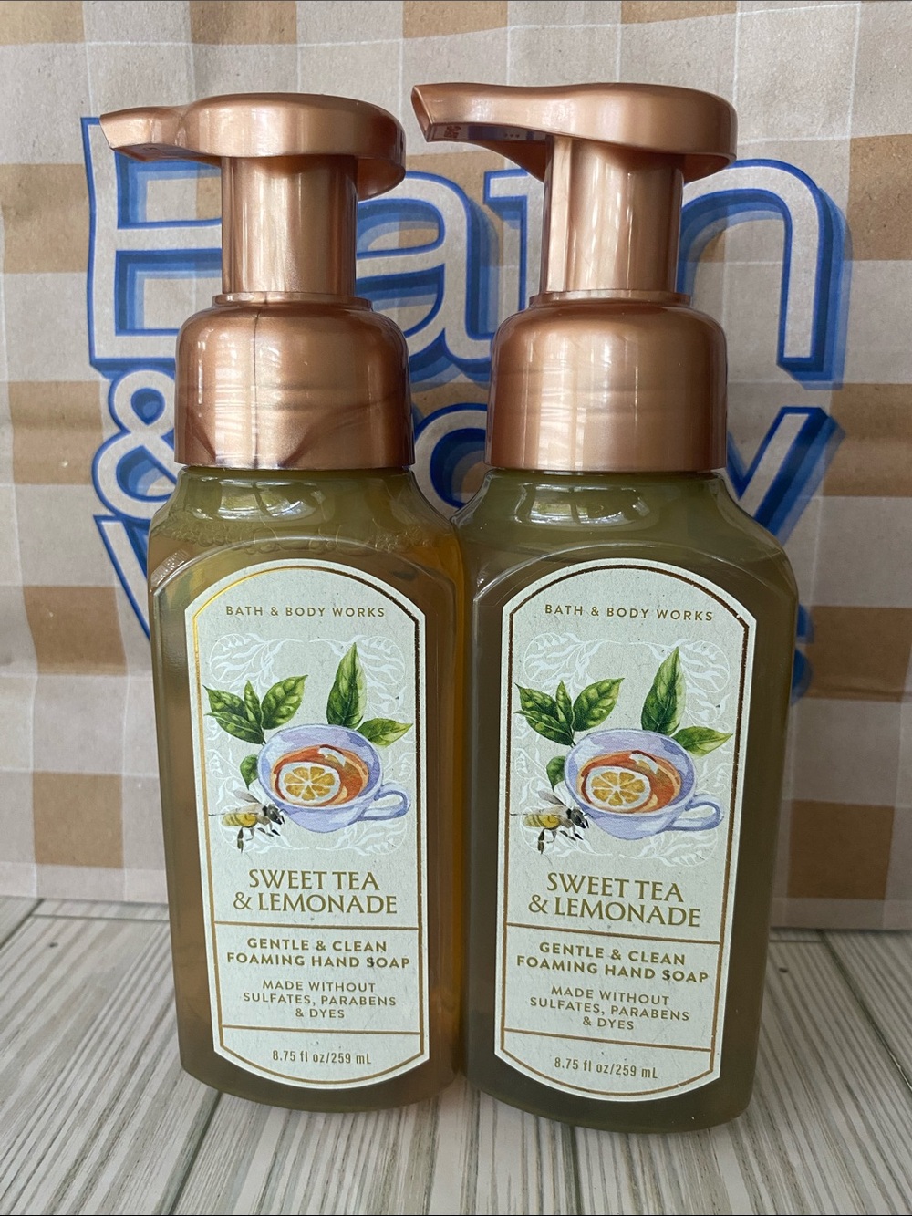 SWEET TEA & LEMONADE Gentle Foaming Hand Soap 2 Pack